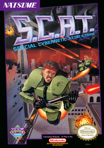 S.C.A.T. - Special Cybernetic Attack Team (USA) box art
